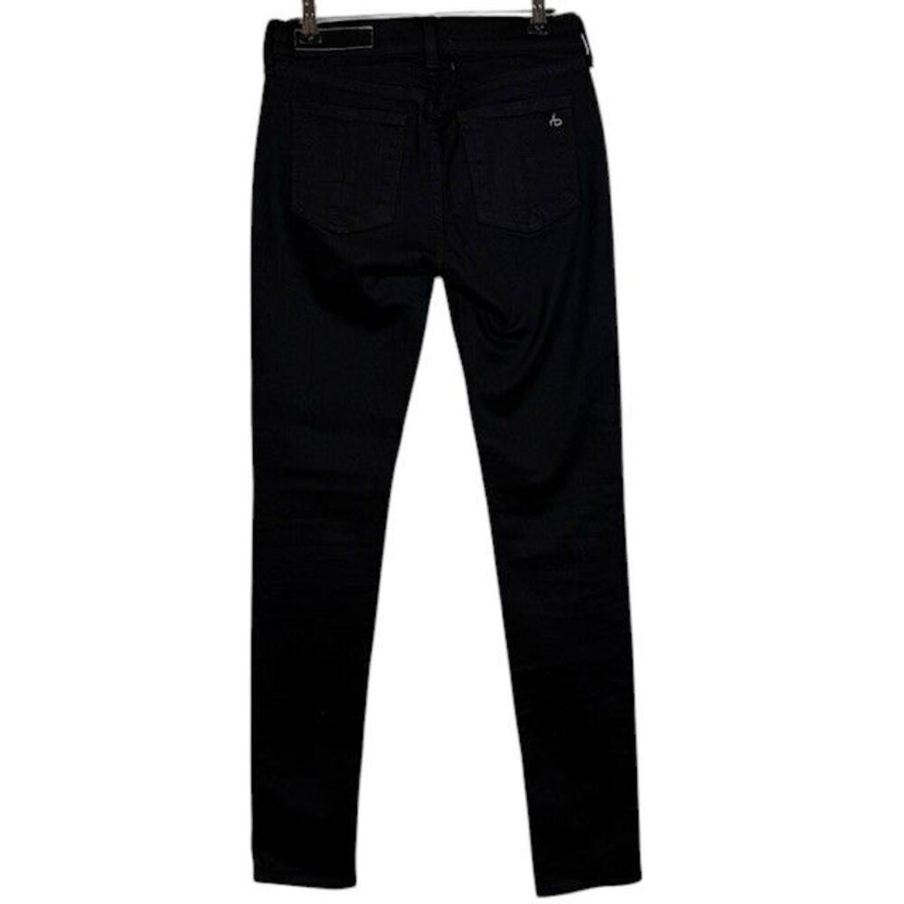 Rag & Bone Skinny Jeans in Coal Black Wash Stretch Size 24 - Picture 3 of 12
